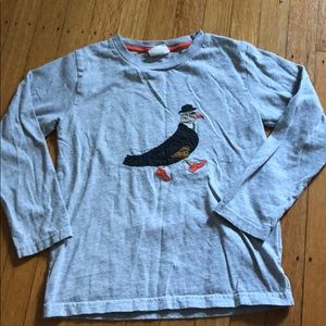 Mini Boden fancy pigeon appliqué sz 7-8 GUC